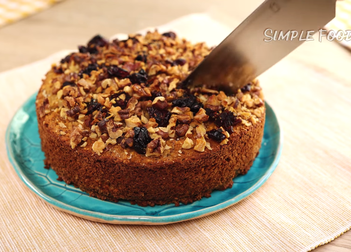 Healthy Oat and Apple Pie