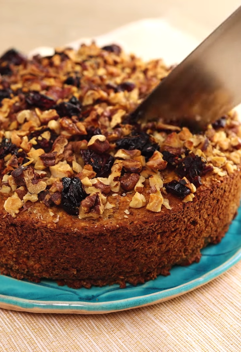 Healthy Oat and Apple Pie