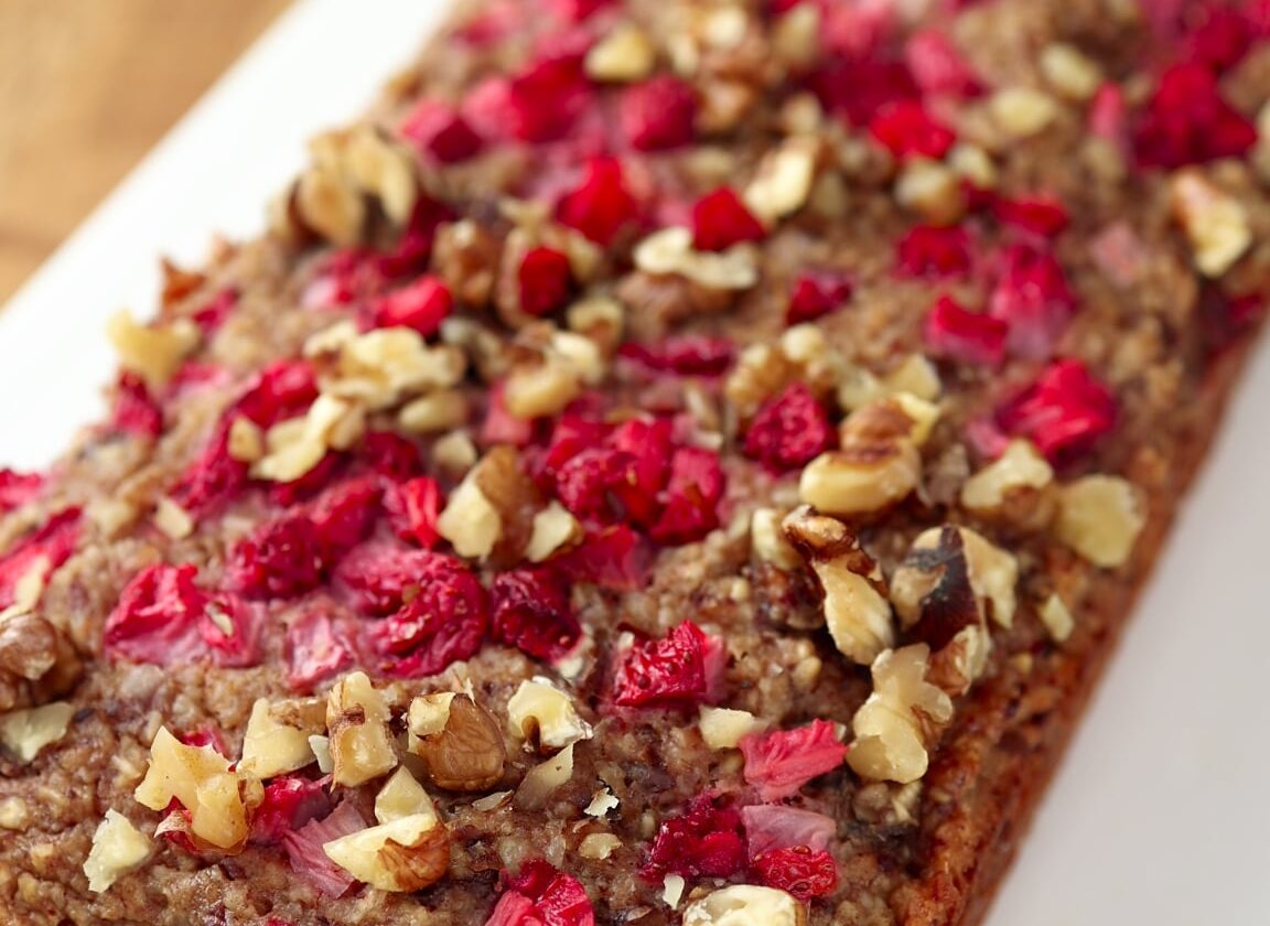Baked Oat & Date Loaf