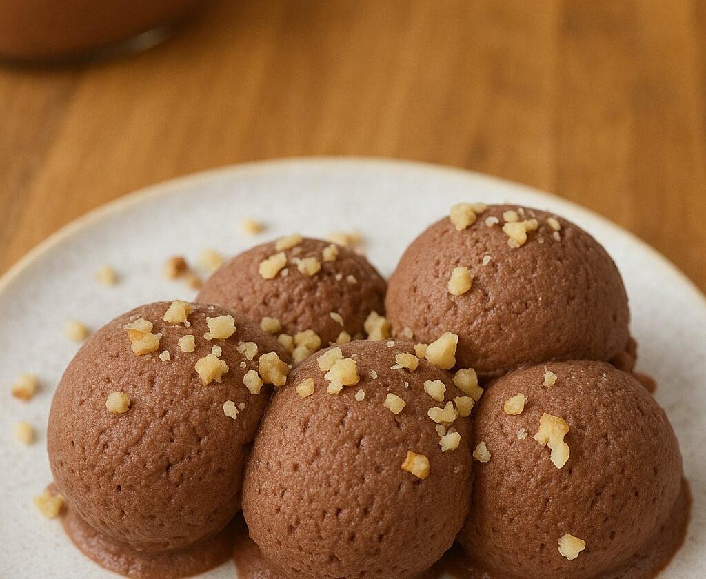 Almond Ice Cream With Chocolate_2