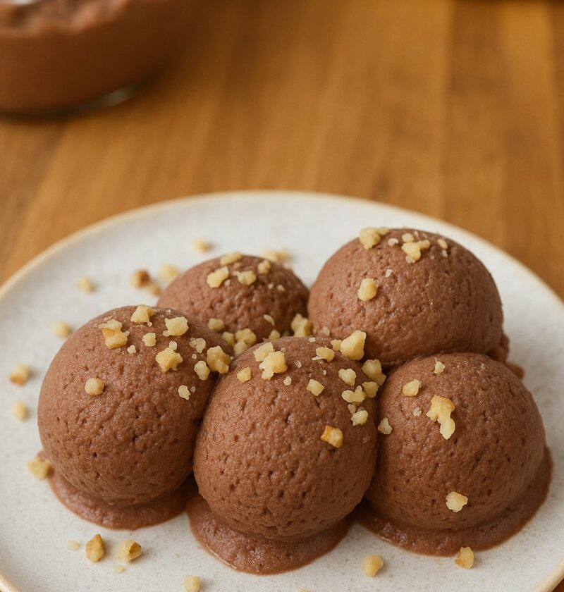 Almond Ice Cream With Chocolate_2