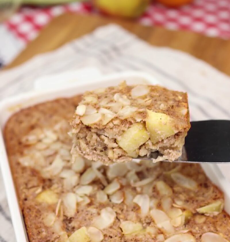 Apple Oat Protein Bake