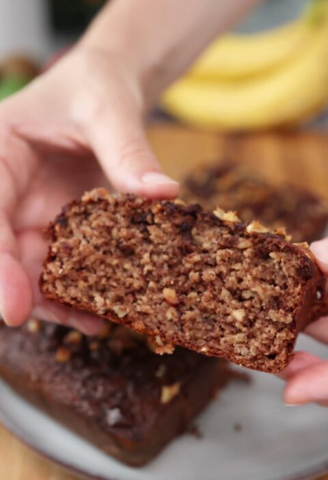Flourless Date Walnut Loaf