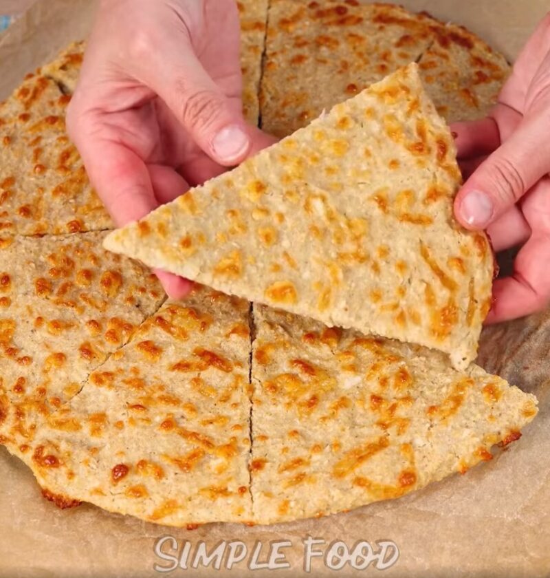 Golden Oat Pizza Slices