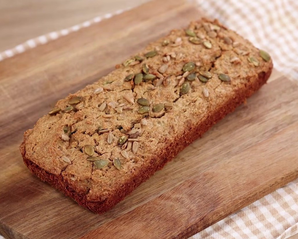 Healthy High-Protein Seeded Oat Bread