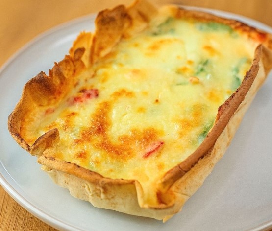 High-Protein Tortilla Egg Bake