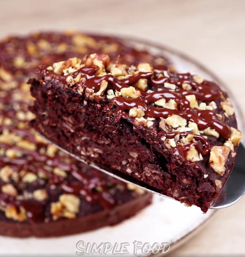 Nutty Banana Cocoa Oat Bake