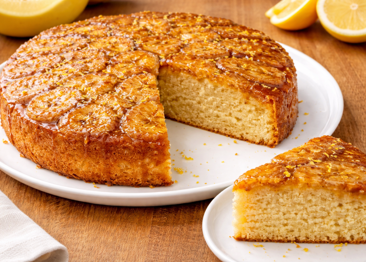 Golden Banana Cake