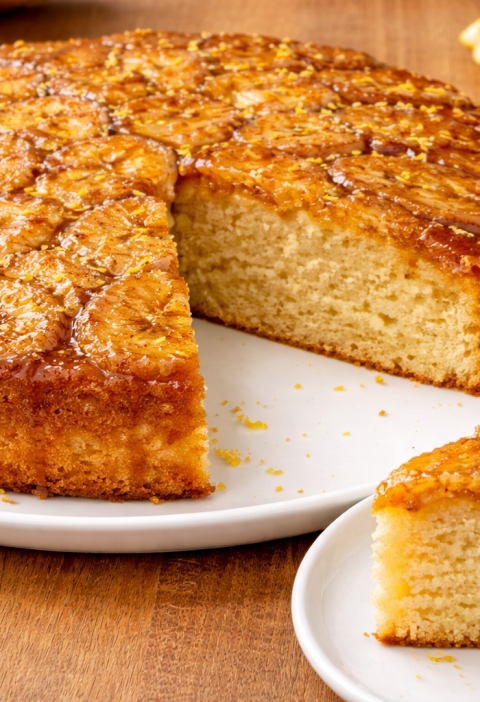Golden Banana Cake