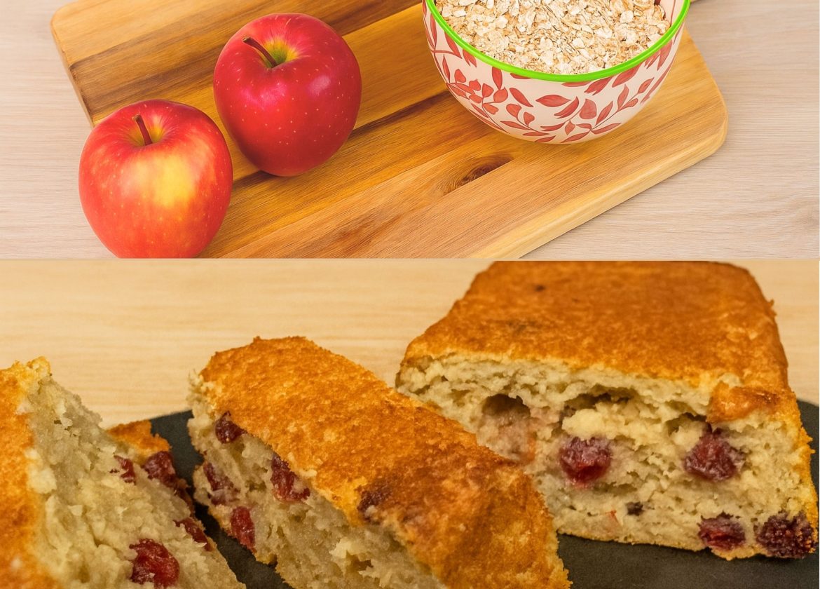 Apple Banana Oat Bake