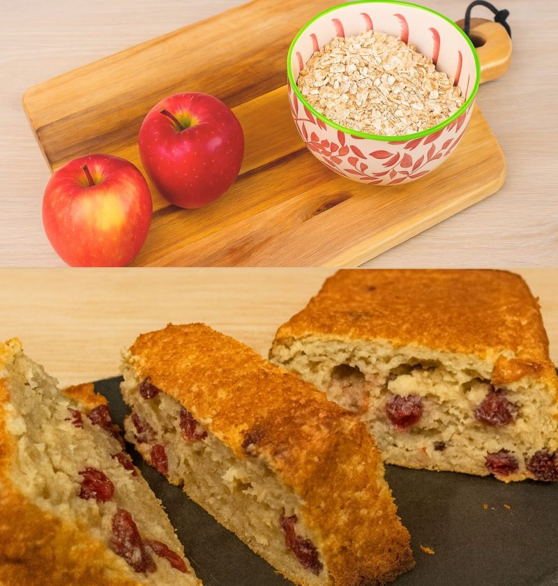 Apple Banana Oat Bake