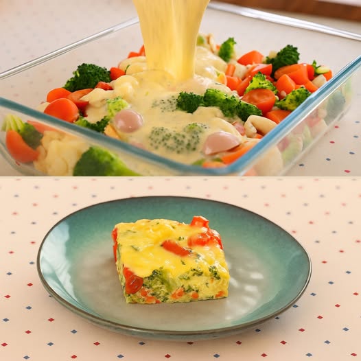 Baked Cauliflower & Broccoli Casserole