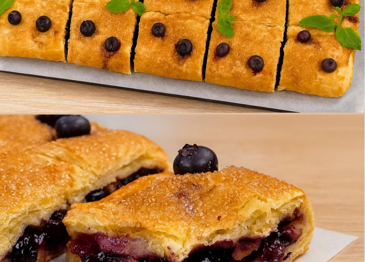 Blueberry Puff Pastry Dessert