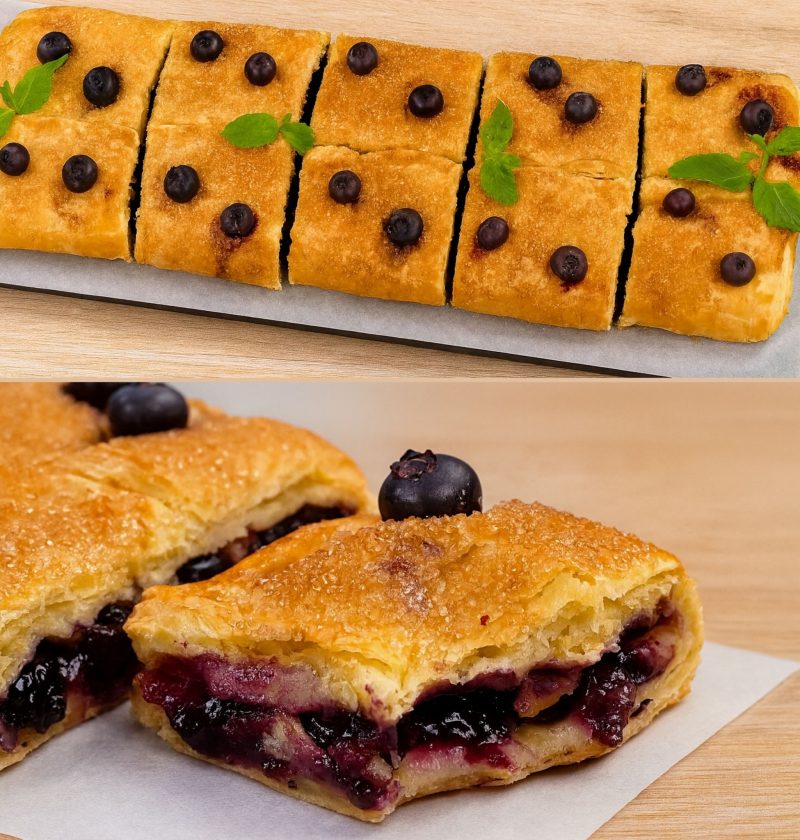 Blueberry Puff Pastry Dessert