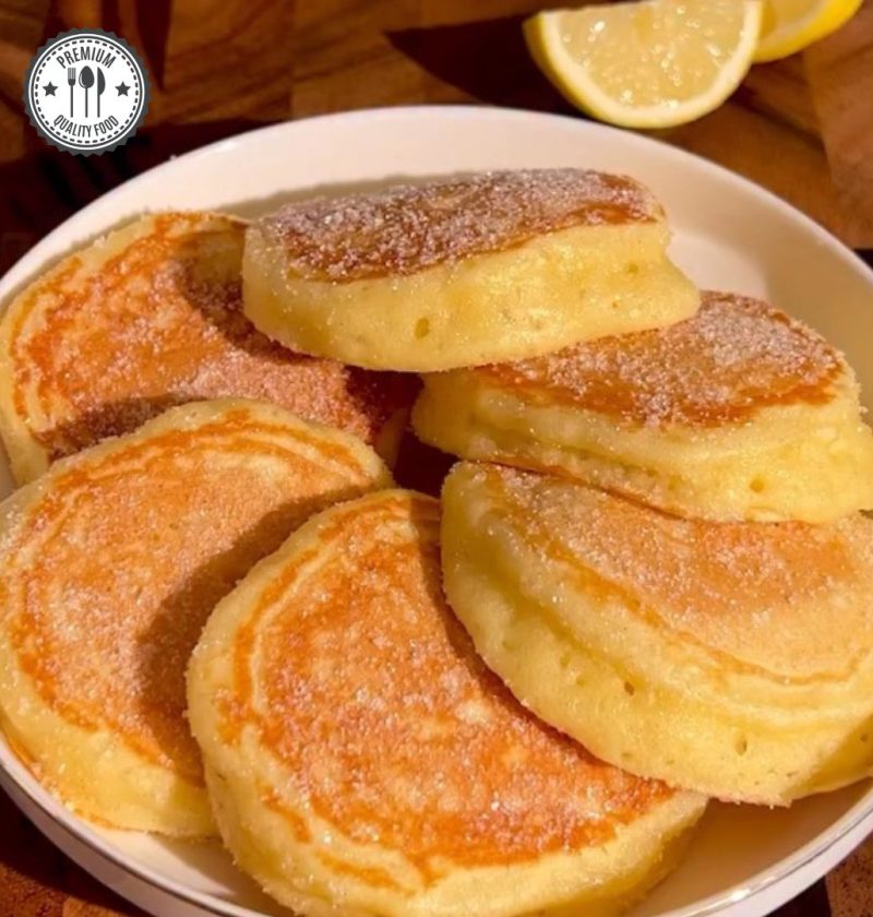 Fluffy Lemon Pancakes