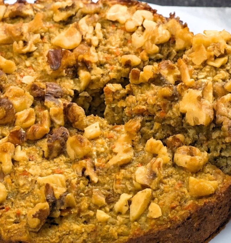 Healthy Apple Carrot Oat Cake_1