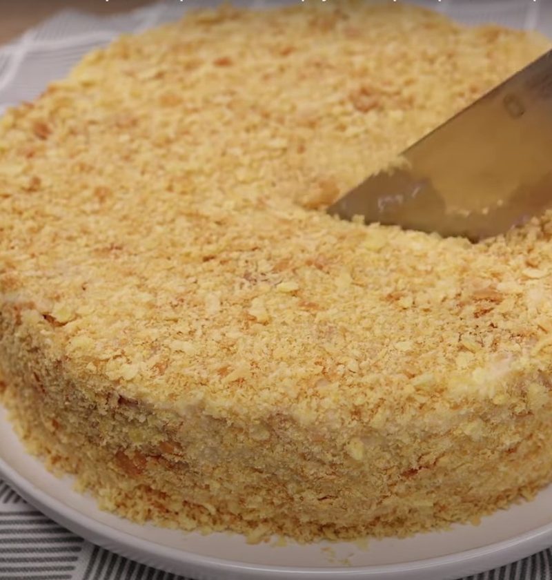 Lazy Layered Cream Cake