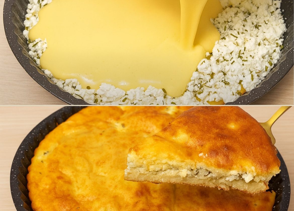Savory Cottage Cheese & Yogurt Bake