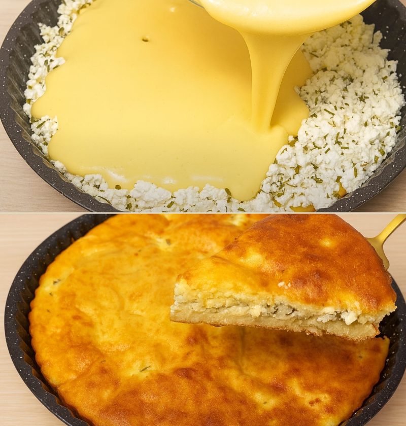 Savory Cottage Cheese & Yogurt Bake