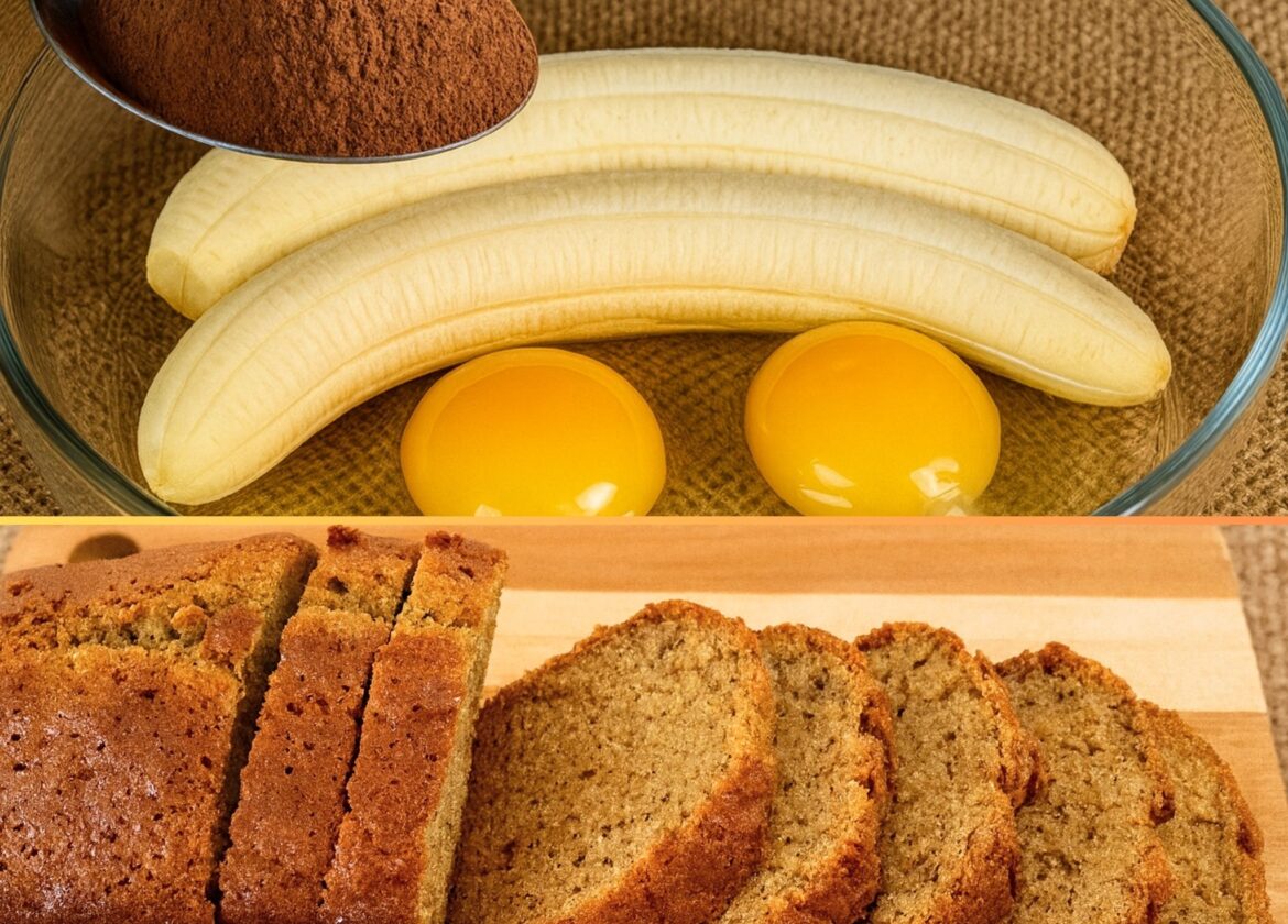Soft & Fluffy Banana Bread