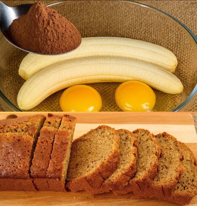 Soft & Fluffy Banana Bread