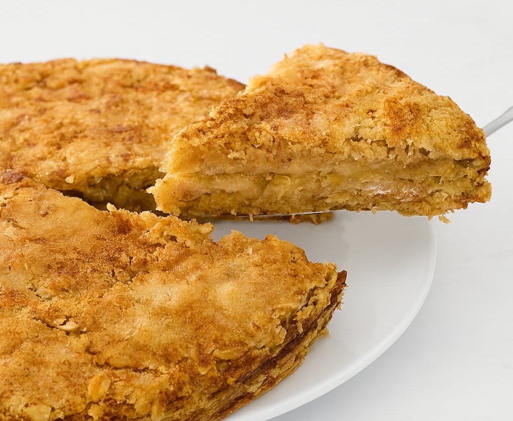 Apple Oat Crumble Cake
