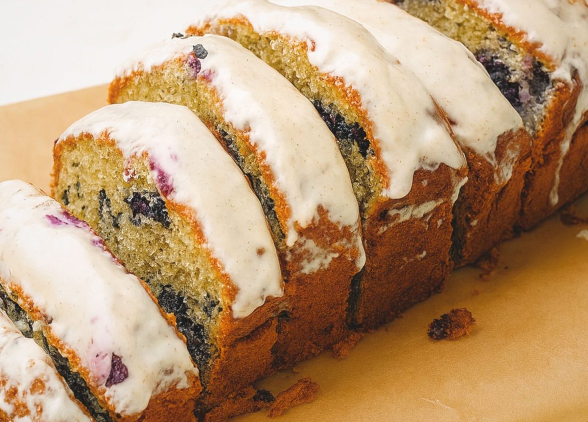 Blueberry Banana Protein Bread