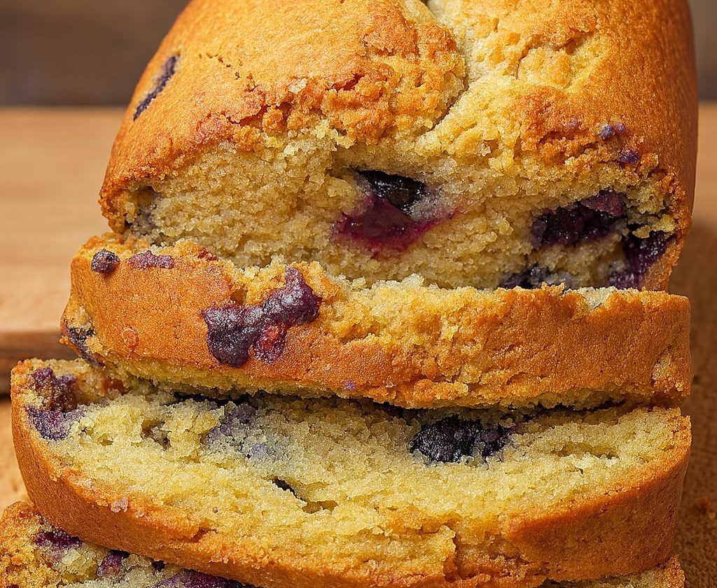Blueberry Buttermilk Loaf Cake