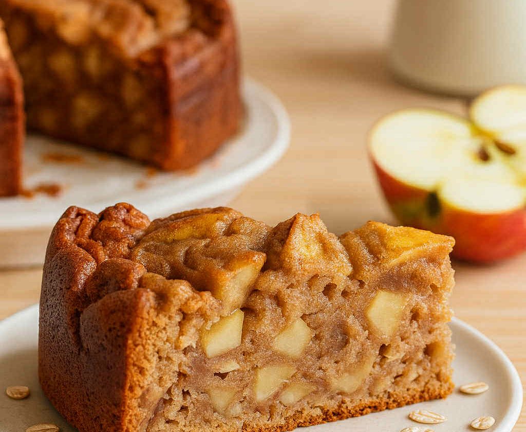 Healthy Apple Banana Oat Cake
