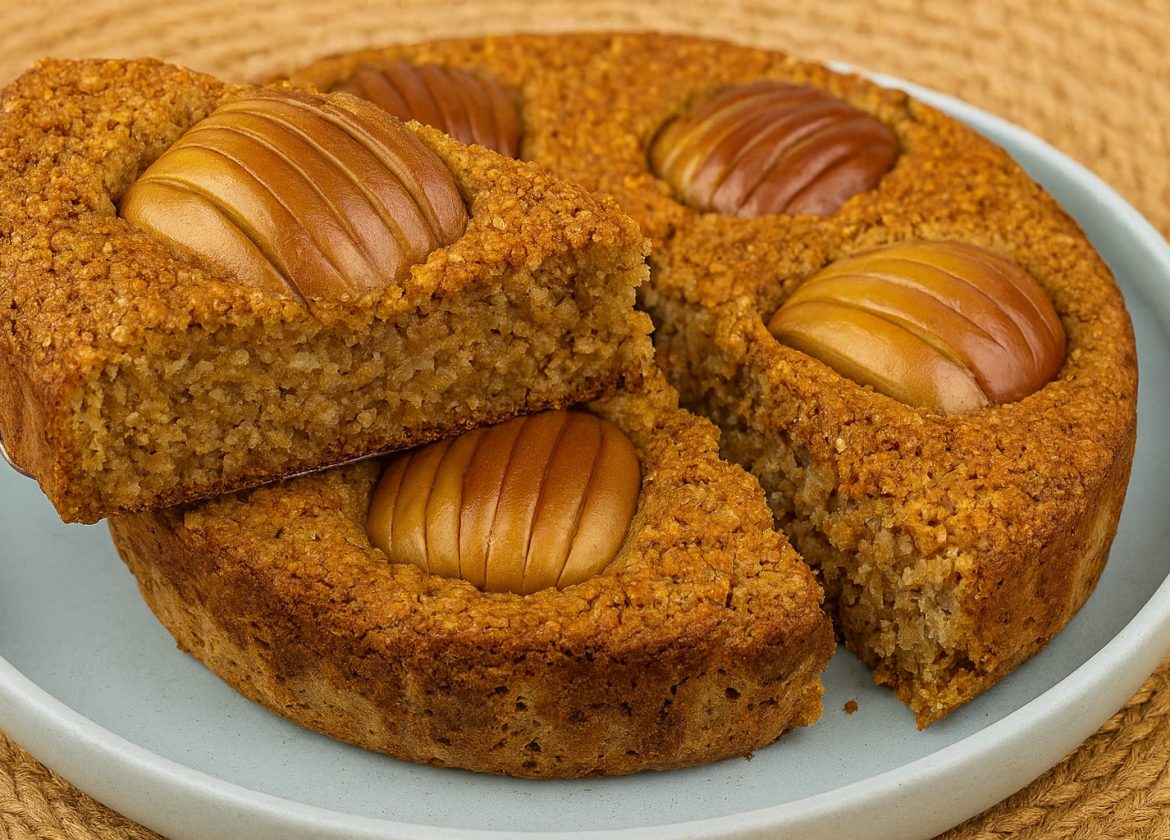 Healthy Apple Carrot Oat Cake