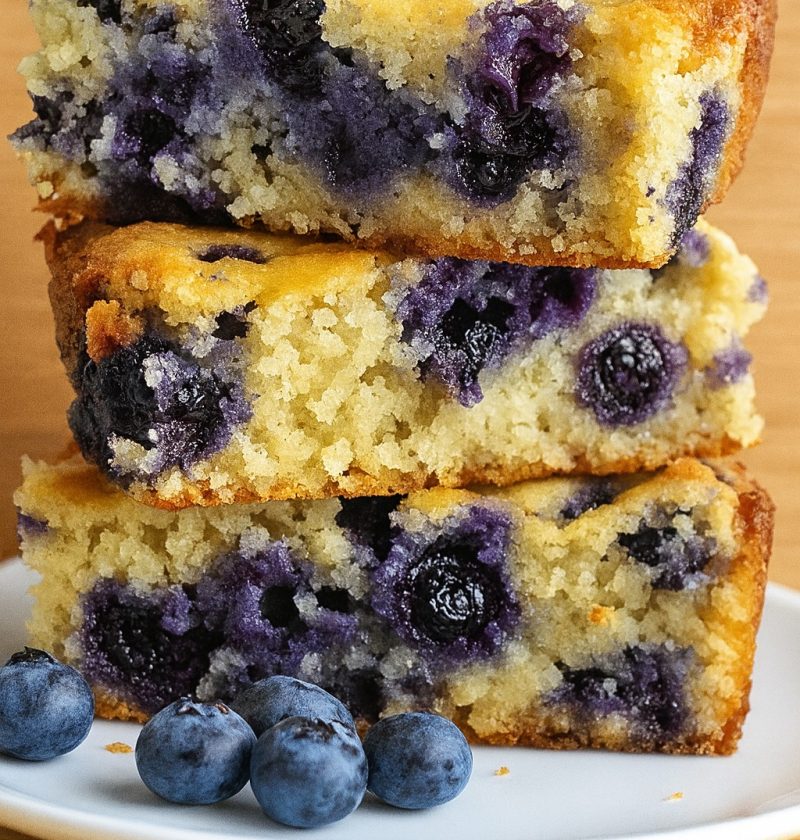 Healthy Blueberry Oatmeal Muffin Cakes