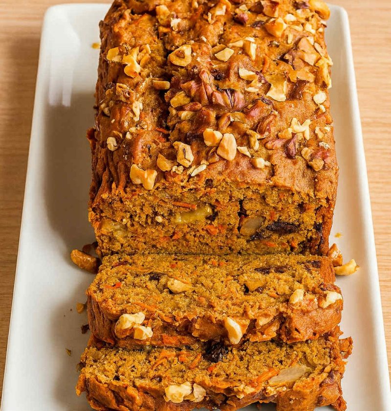Wholesome Carrot Cake Bread