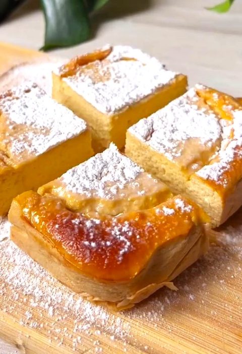 Golden Apple Cloud Cake