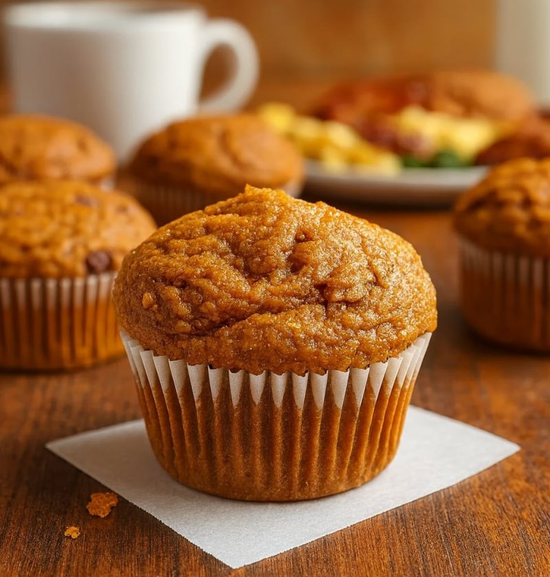 Greek Yogurt Pumpkin Muffins
