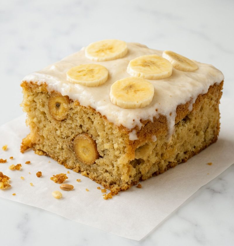 Banana Oatmeal Yogurt Cake