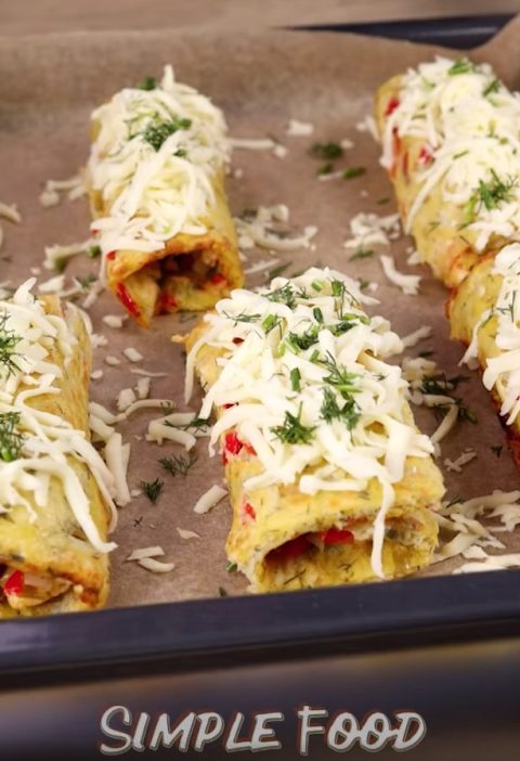 Cheesy Chicken Potato Roll