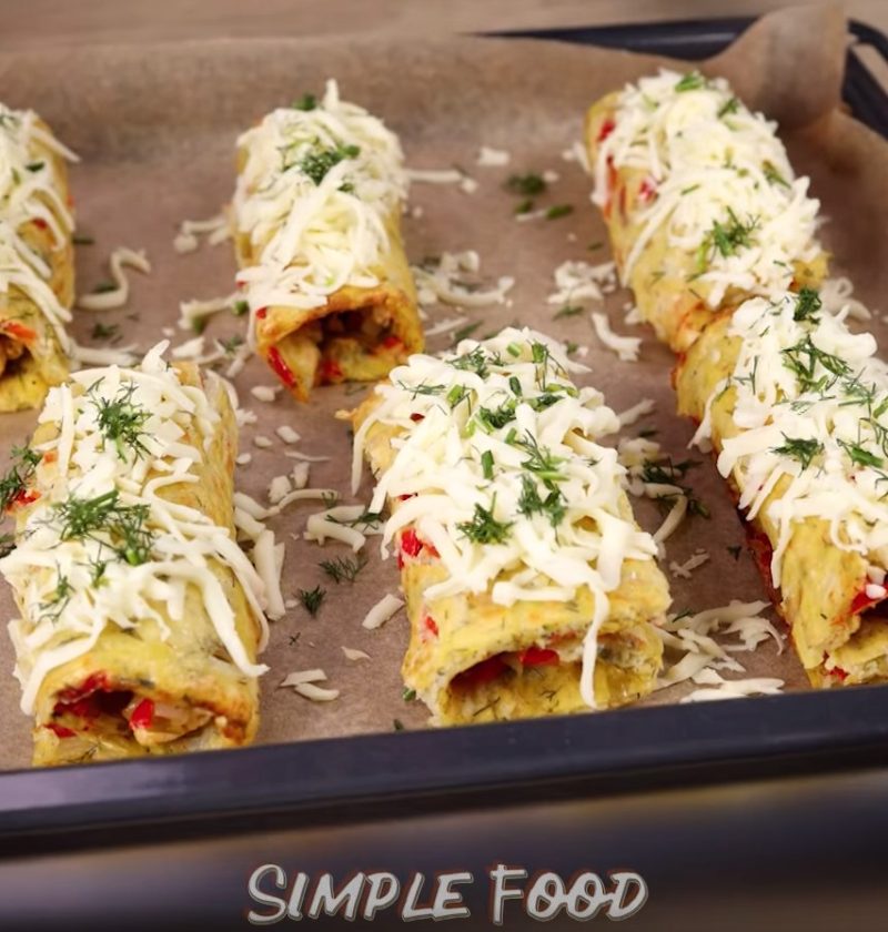 Cheesy Chicken Potato Roll