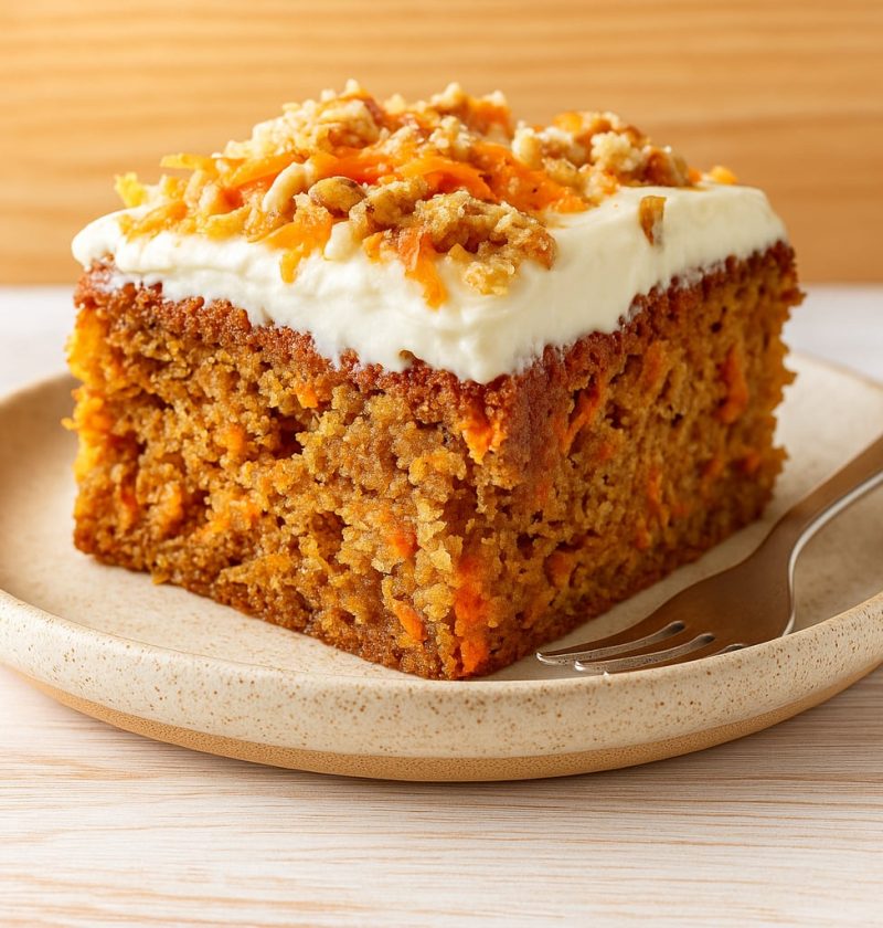 Easy Flourless Oatmeal Carrot Cake