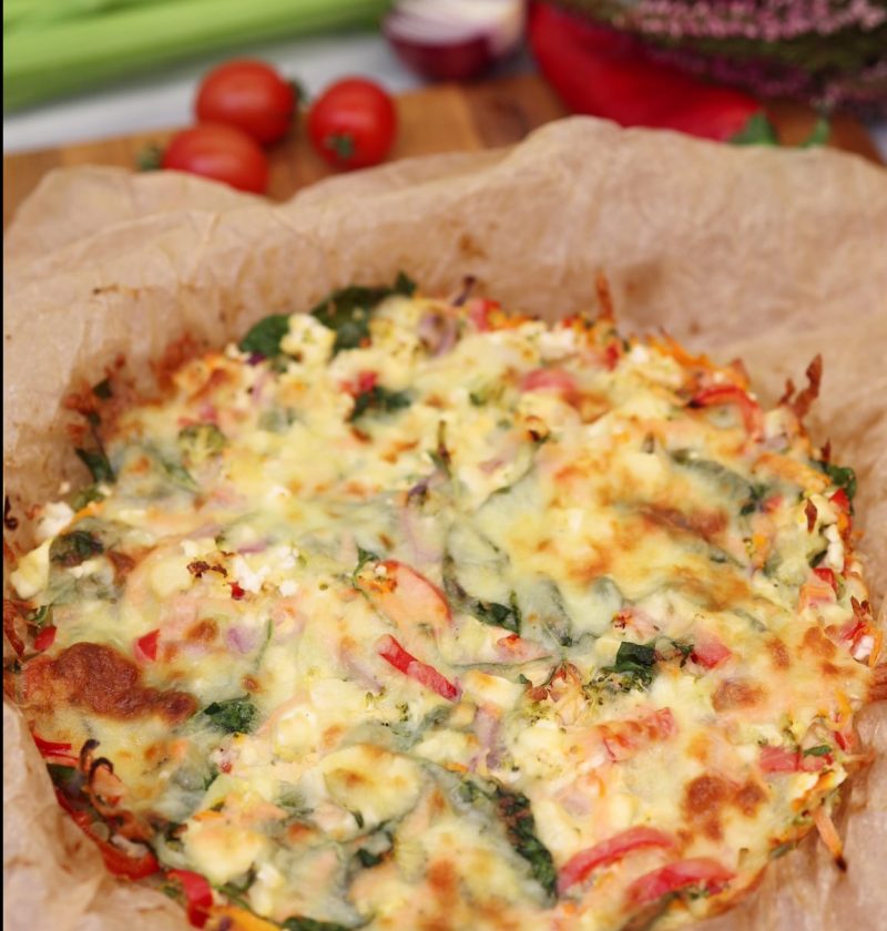 Veggie & Feta Egg Bake