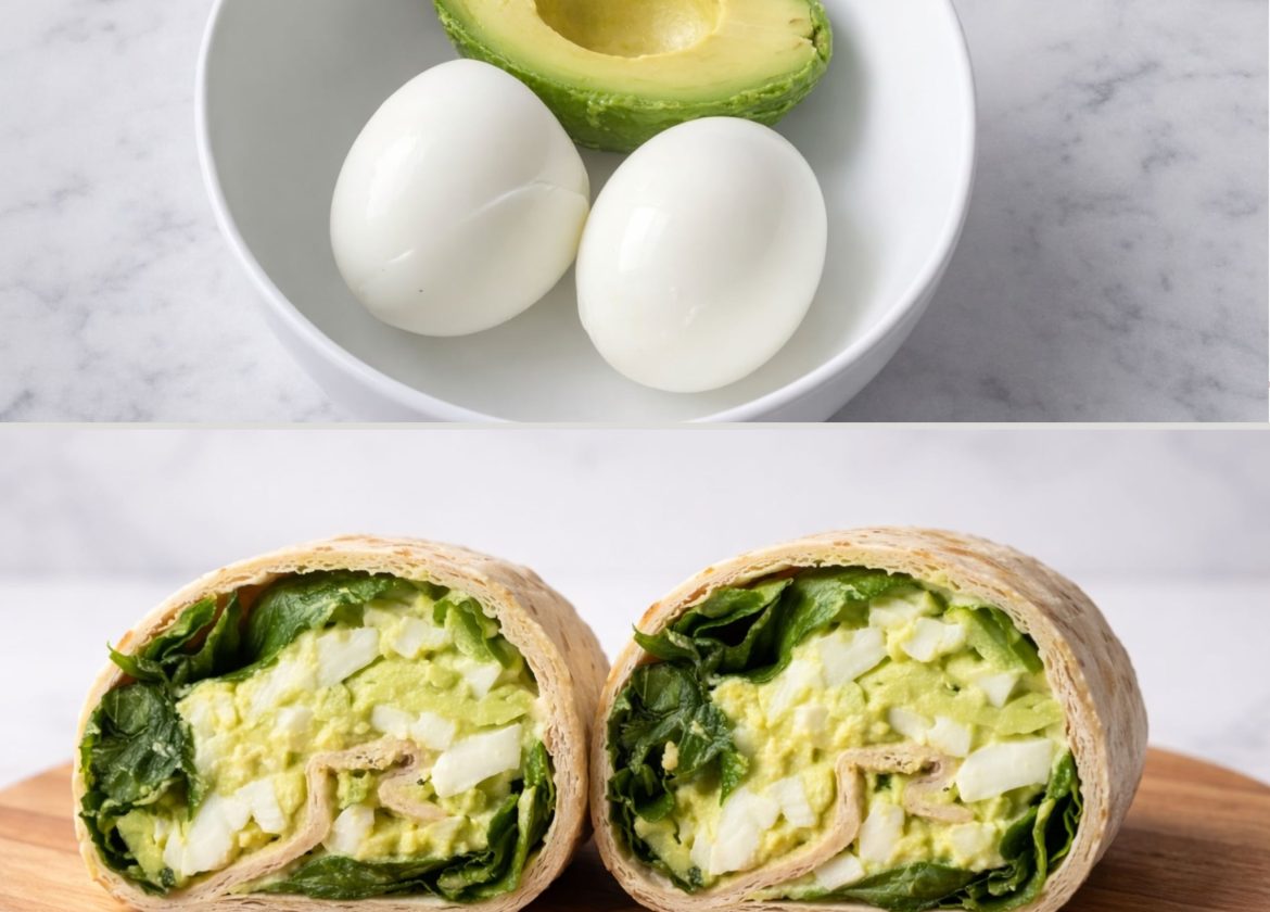 Avocado Egg Tortilla Roll