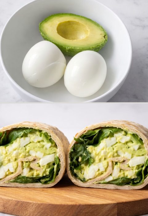 Avocado Egg Tortilla Roll