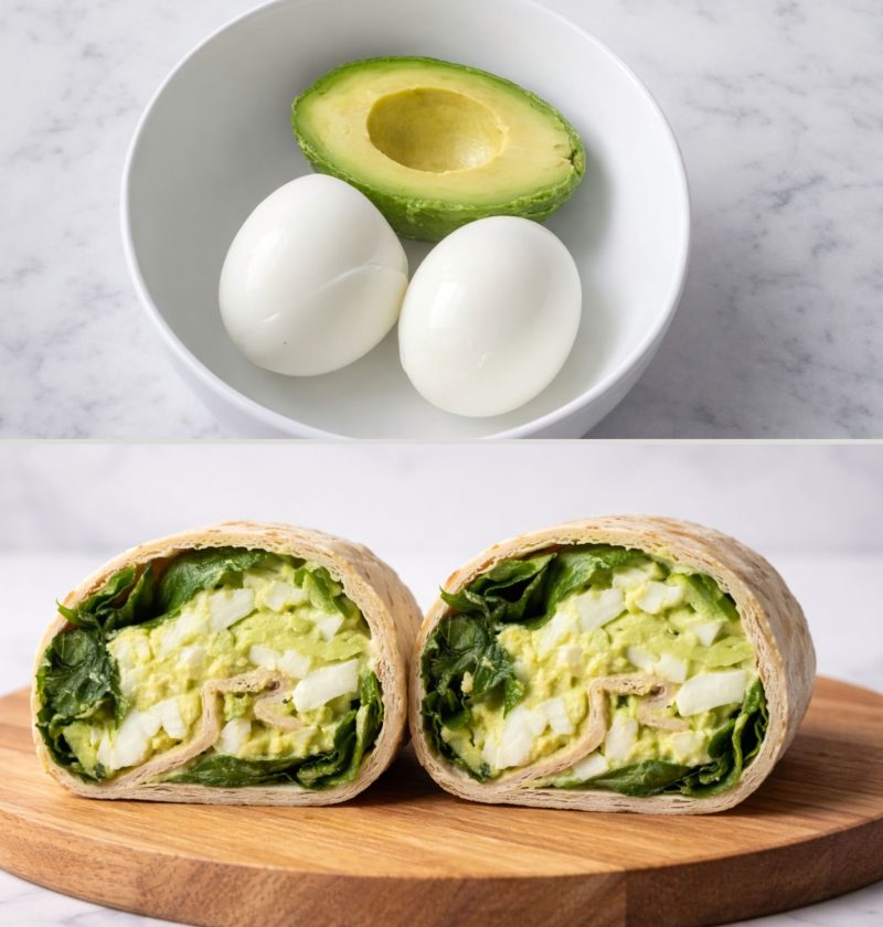 Avocado Egg Tortilla Roll