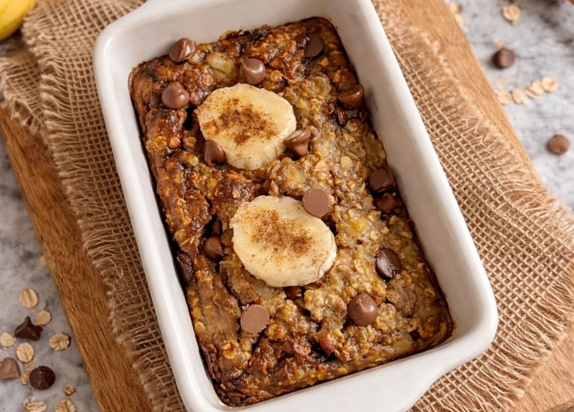 BANANA BREAD BAKED OATS