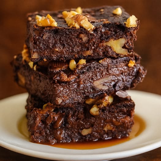 Banana Walnut Brownies