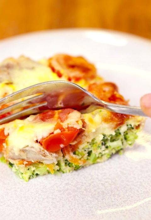 Broccoli, Carrot, Tomato & Tuna Casserole