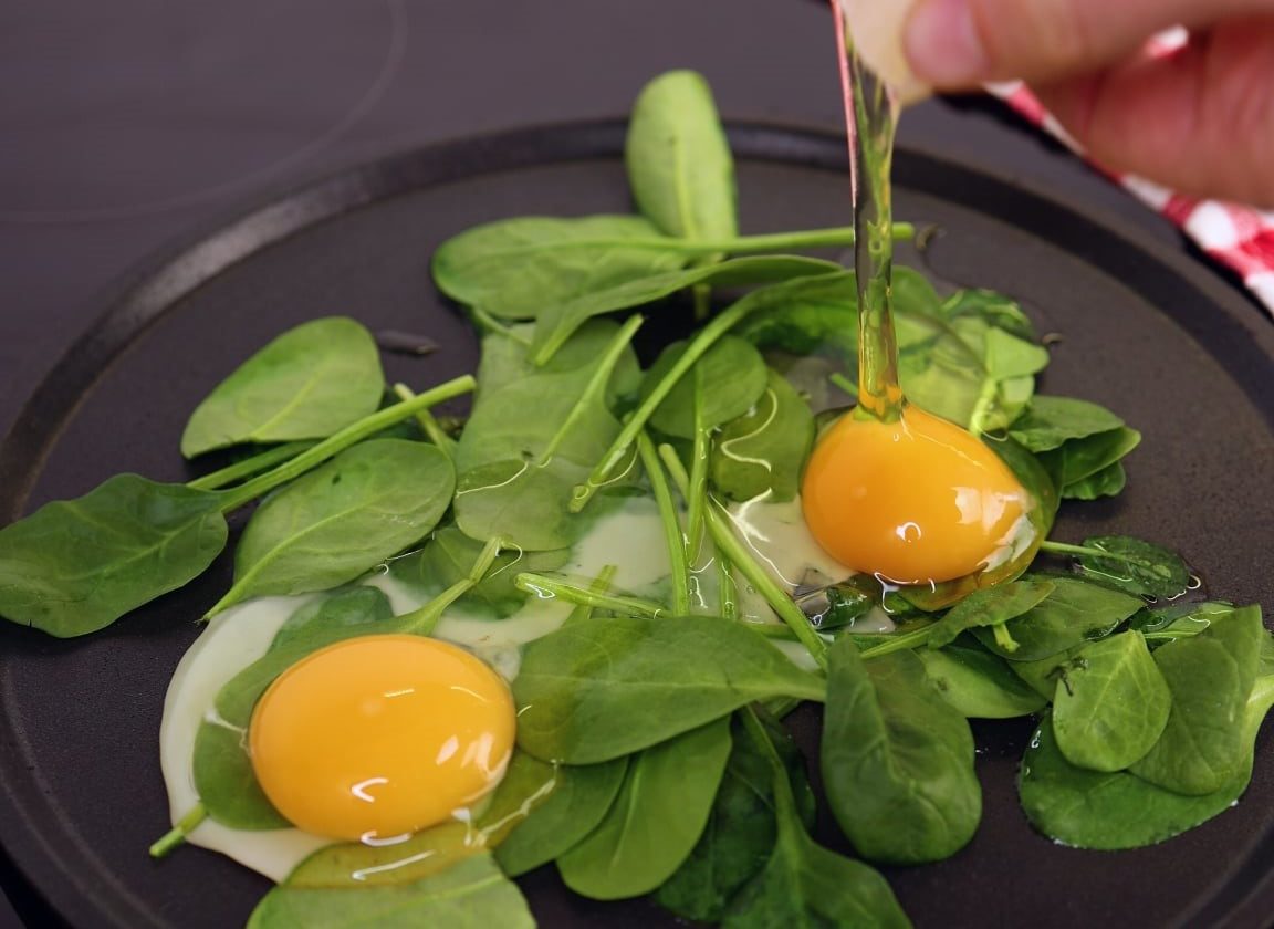 Spinach & Egg Tortilla Wrap