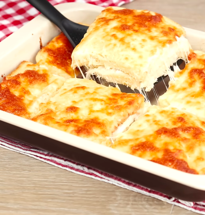 Ham and Cheese Toast Bake