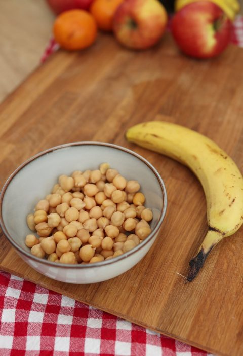 Healthy Blueberry Chickpea Bake