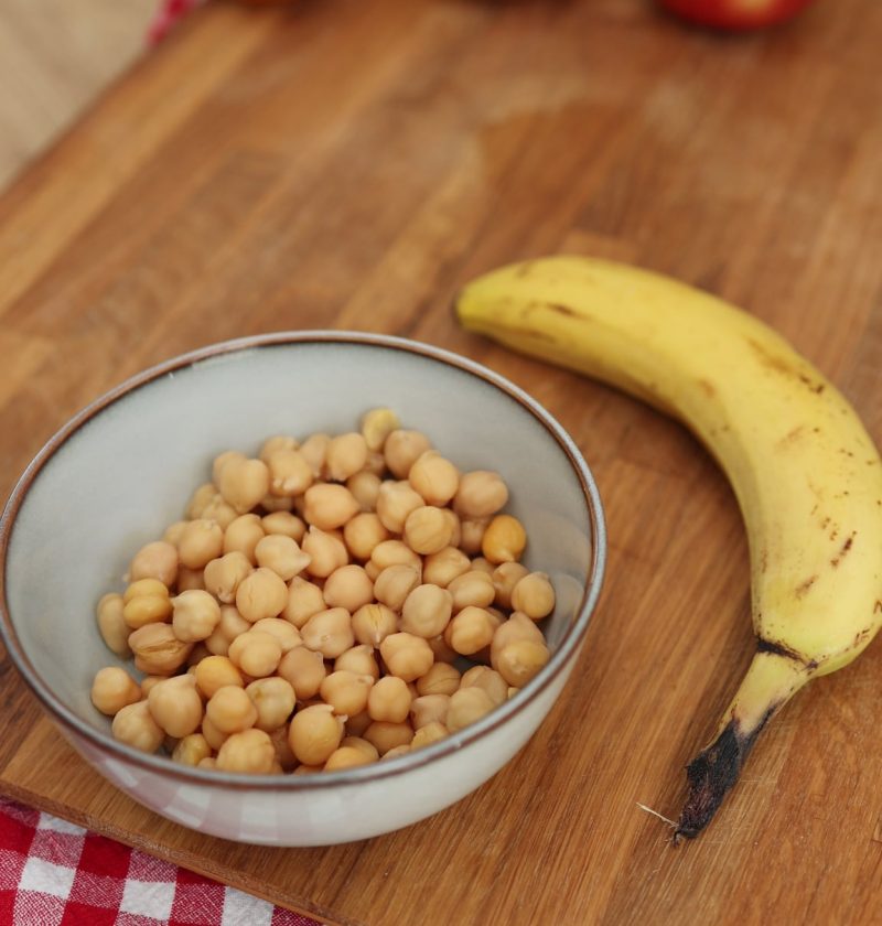 Healthy Blueberry Chickpea Bake