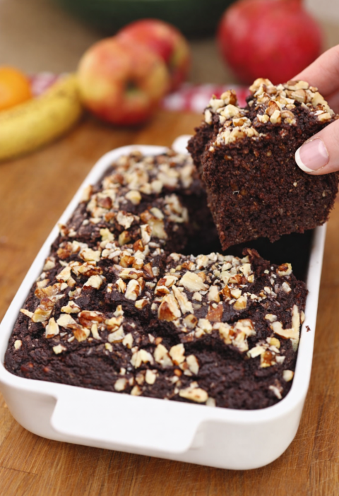 Lentil Banana Brownies